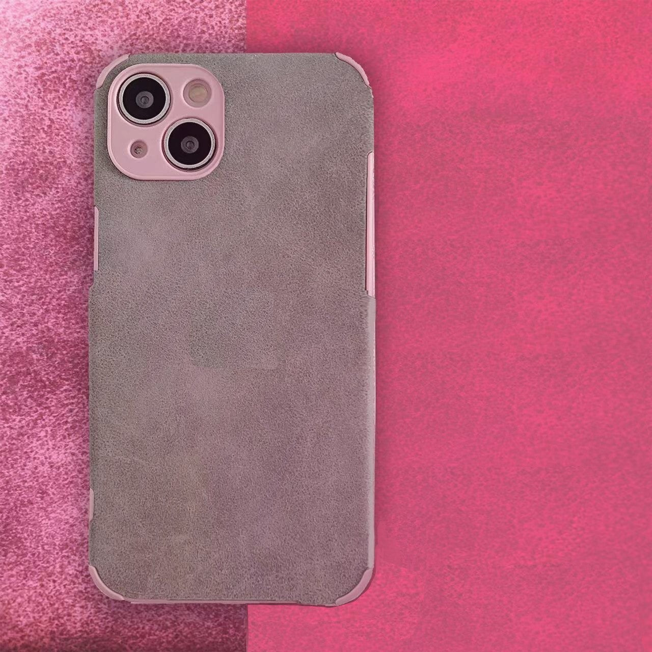Anacotte Luxeium Ultra-thin Suede with silicon Phone Case