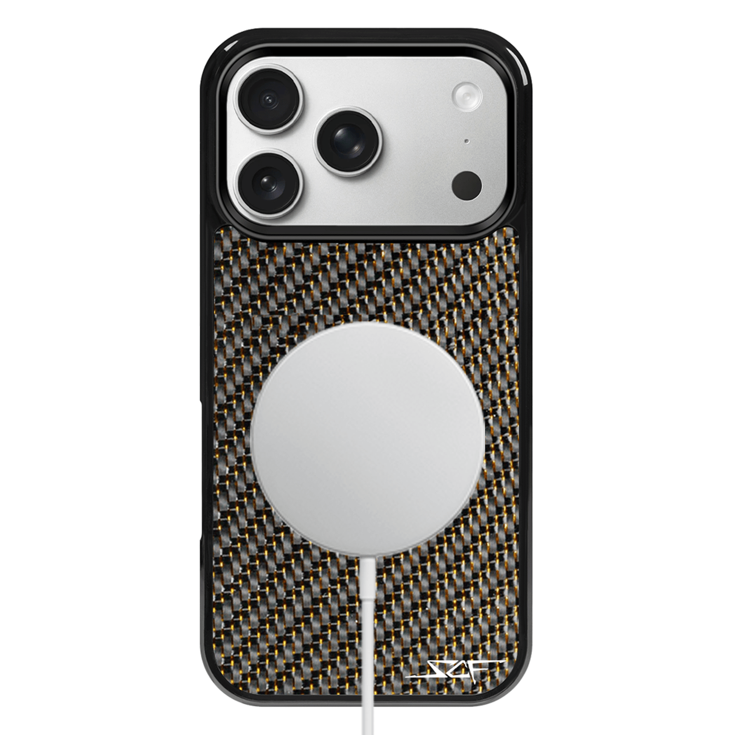 iPhone | Gold Lace Real Carbon Fiber Phone Case | CLASSIC Series