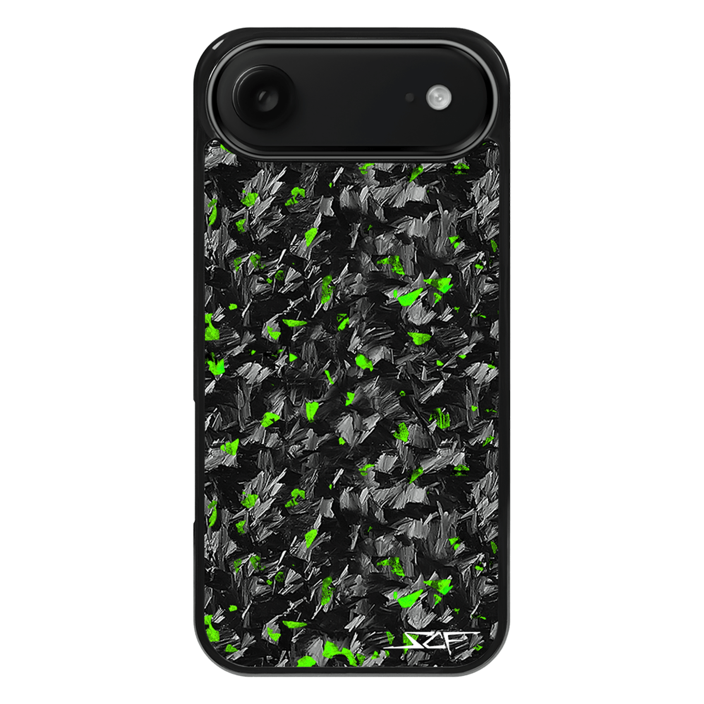 iPhone | Green Flake Real Forged Carbon Fiber Phone Case | CLASSIC Series