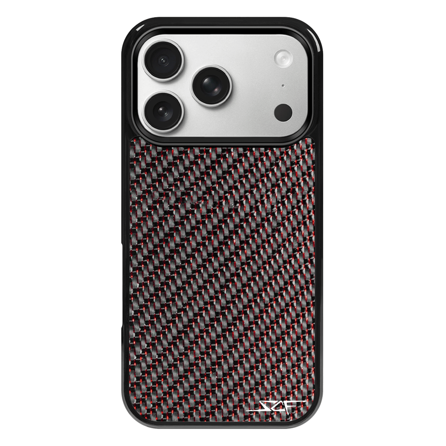 iPhone | Red Lace Real Carbon Fiber Phone Case | CLASSIC Series