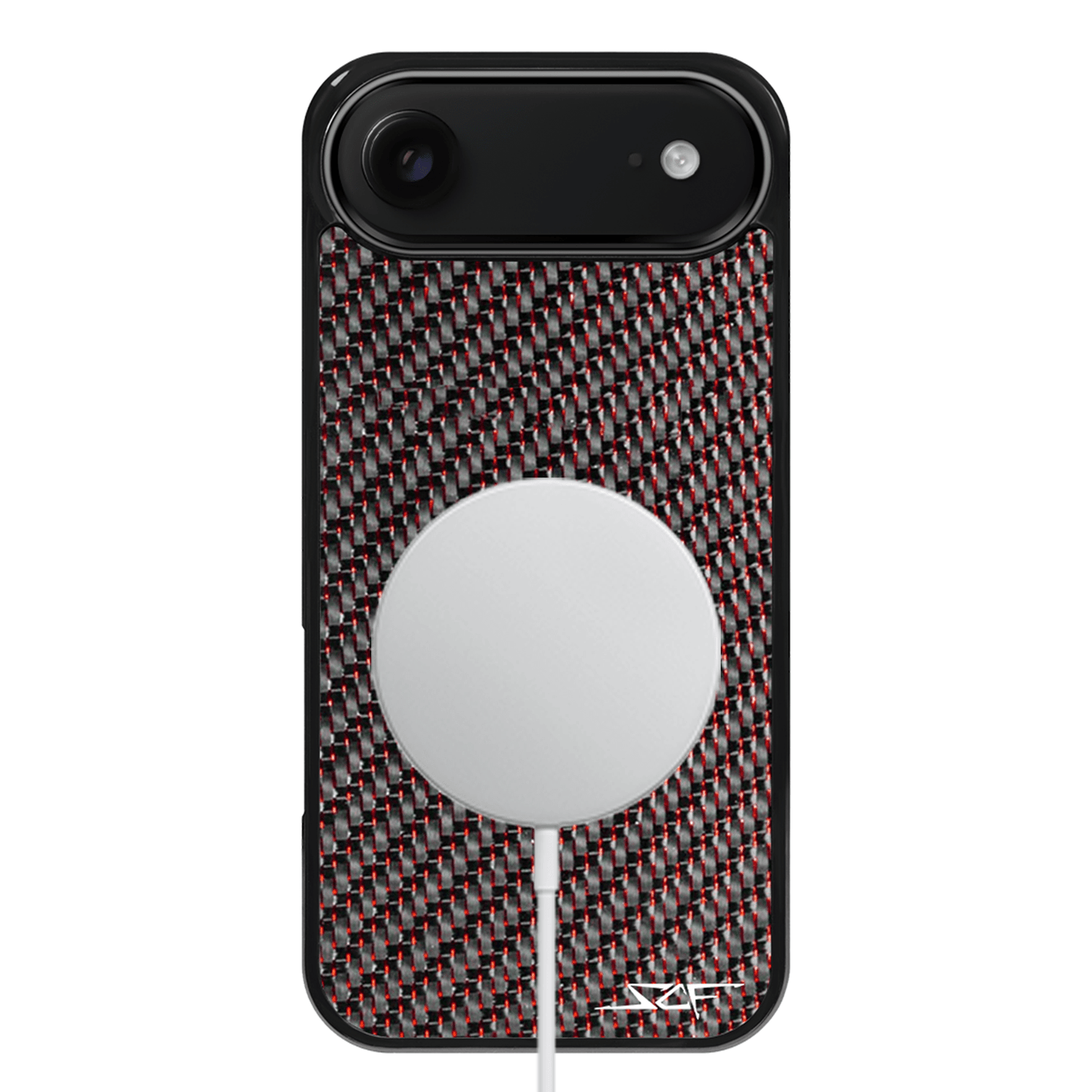 iPhone | Red Lace Real Carbon Fiber Phone Case | CLASSIC Series