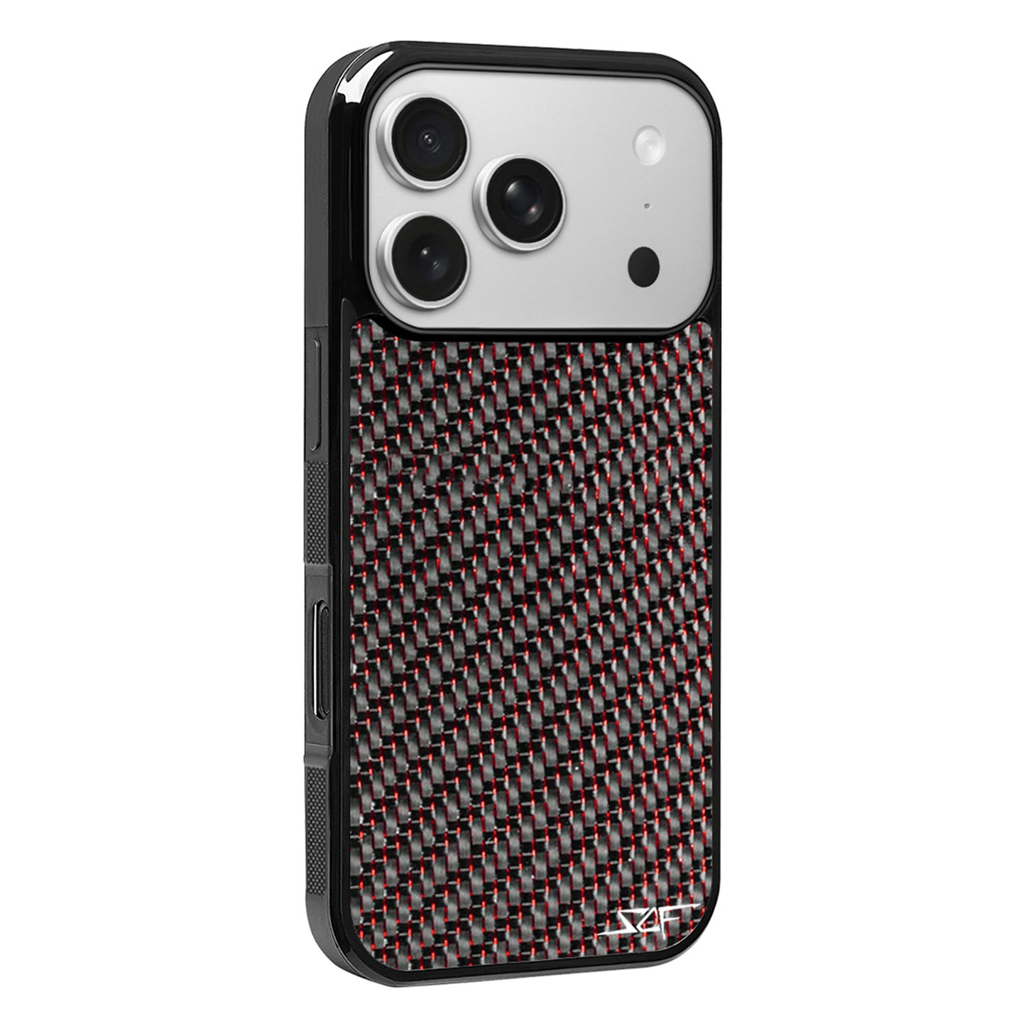 iPhone | Red Lace Real Carbon Fiber Phone Case | CLASSIC Series